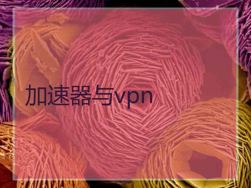 加速器与vpn