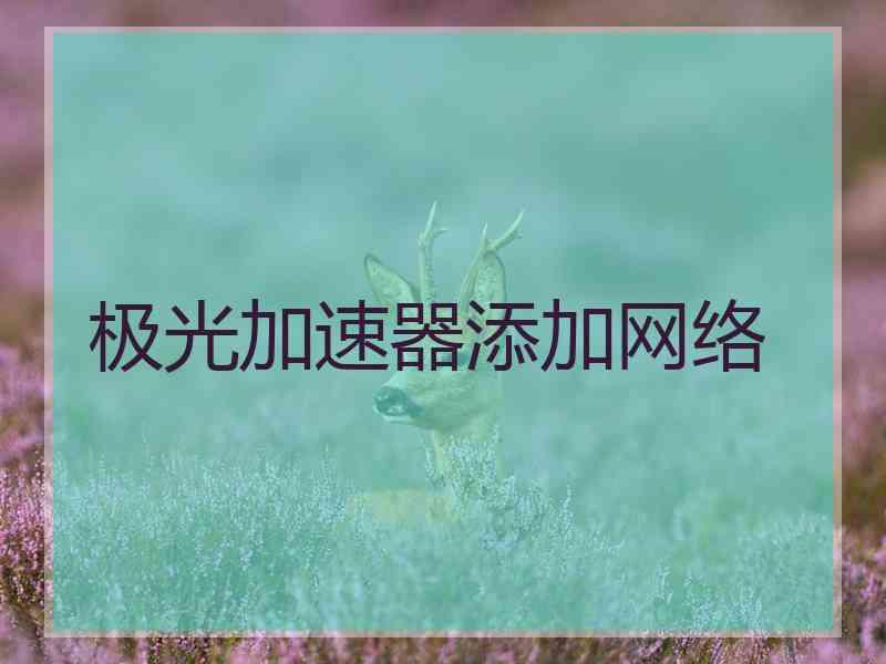 极光加速器添加网络