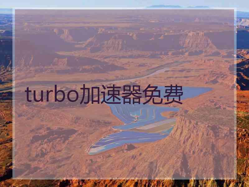 turbo加速器免费
