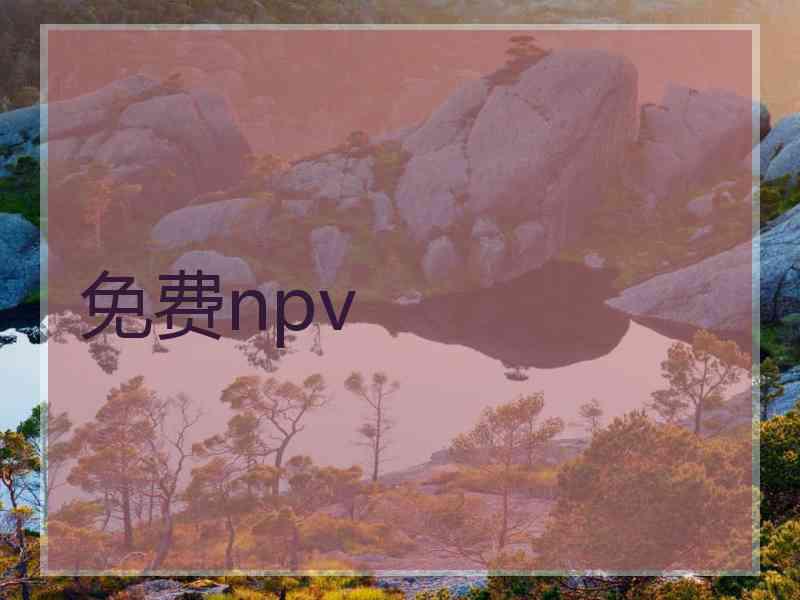 免费npv