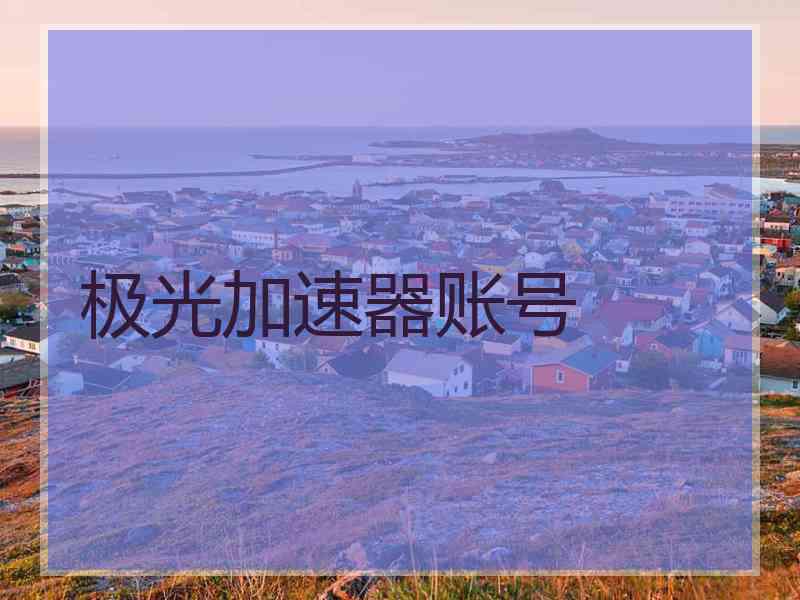 极光加速器账号