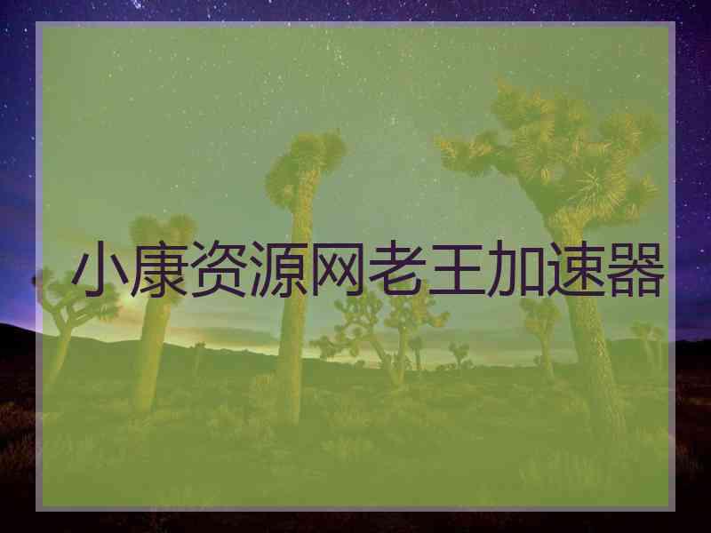 小康资源网老王加速器