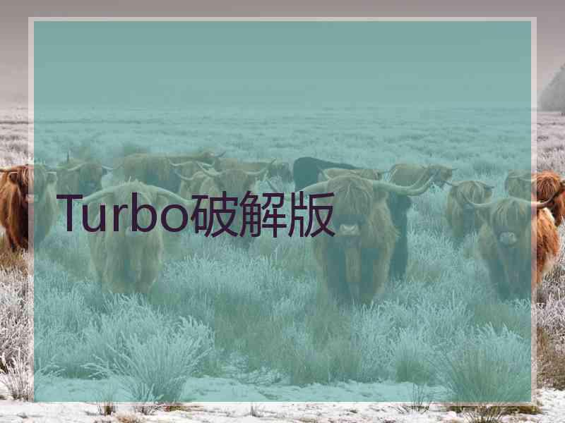 Turbo破解版