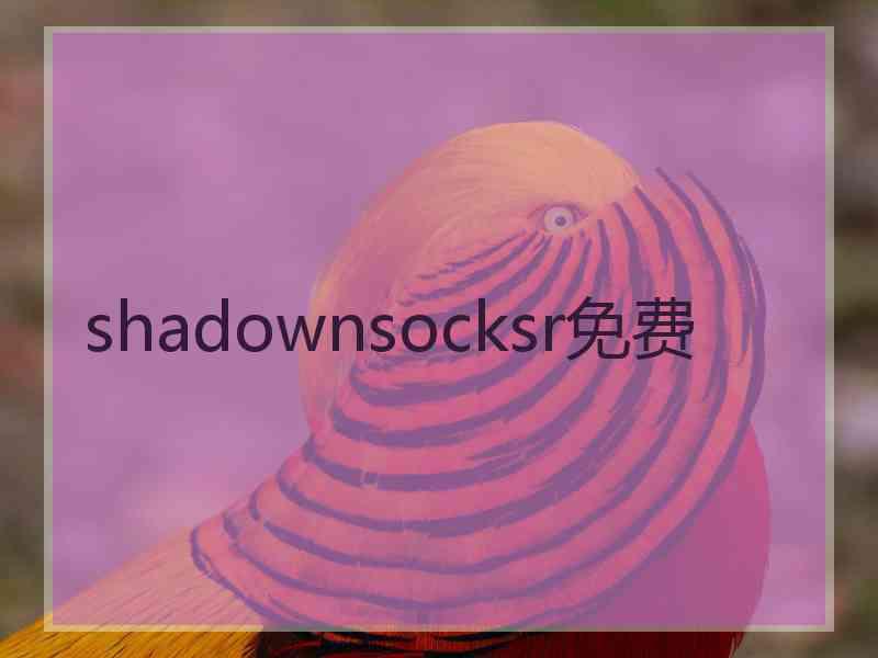 shadownsocksr免费