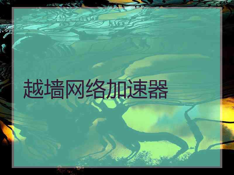 越墙网络加速器