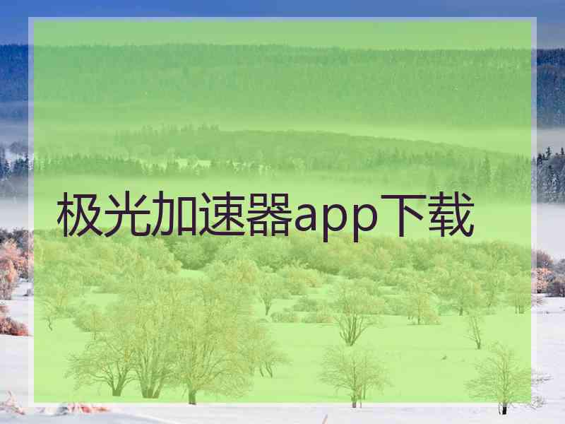极光加速器app下载