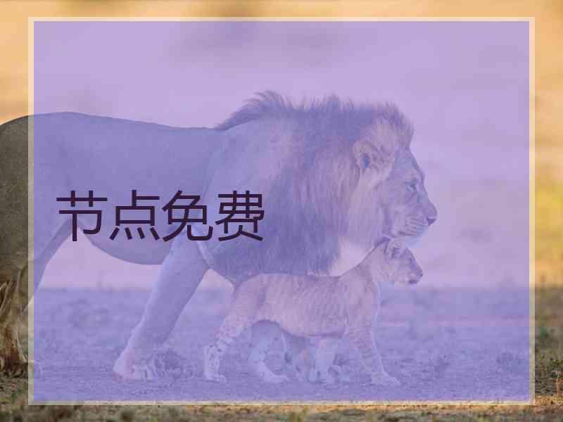节点免费