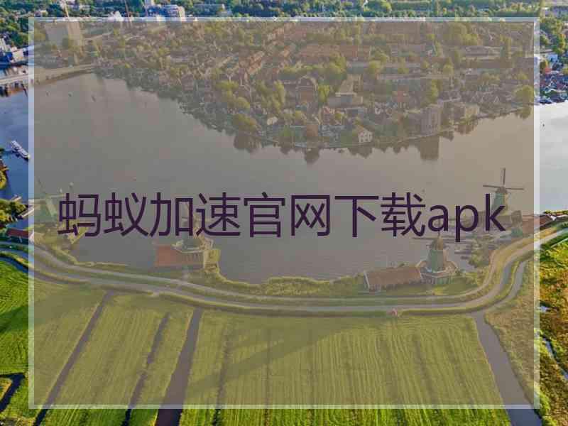 蚂蚁加速官网下载apk