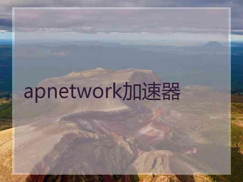 apnetwork加速器
