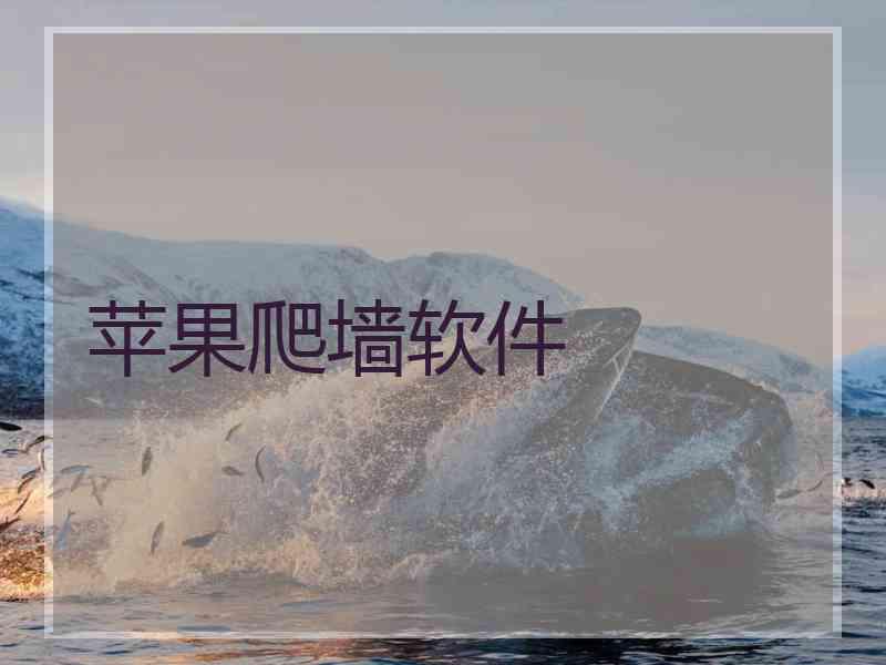 苹果爬墙软件