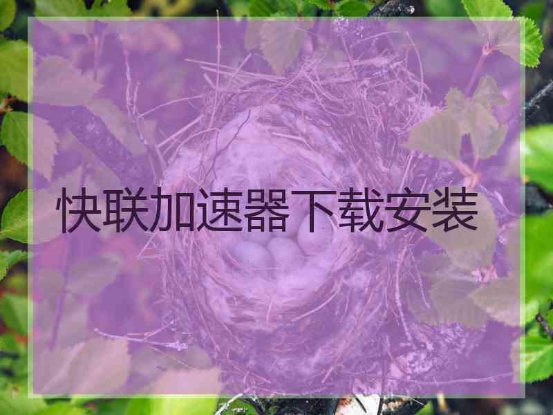 快联加速器下载安装