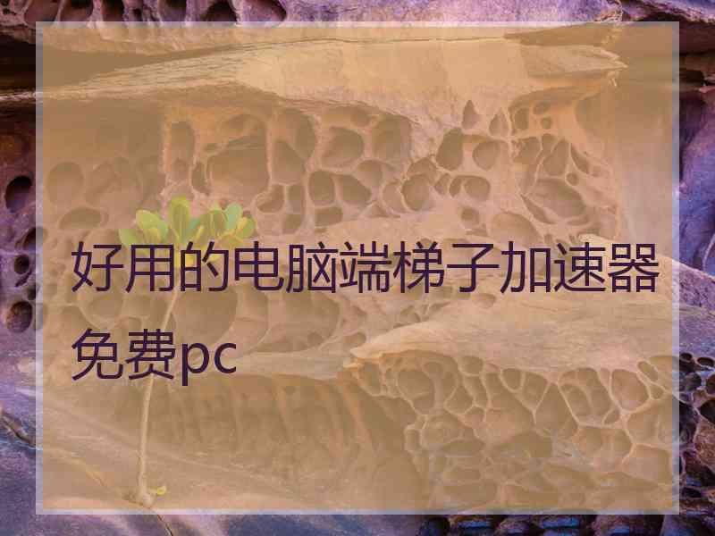 好用的电脑端梯子加速器免费pc