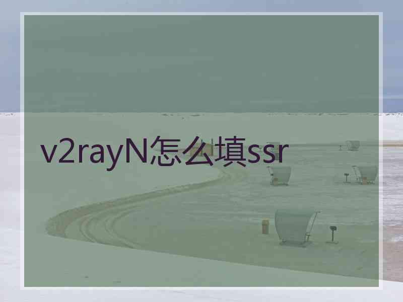v2rayN怎么填ssr