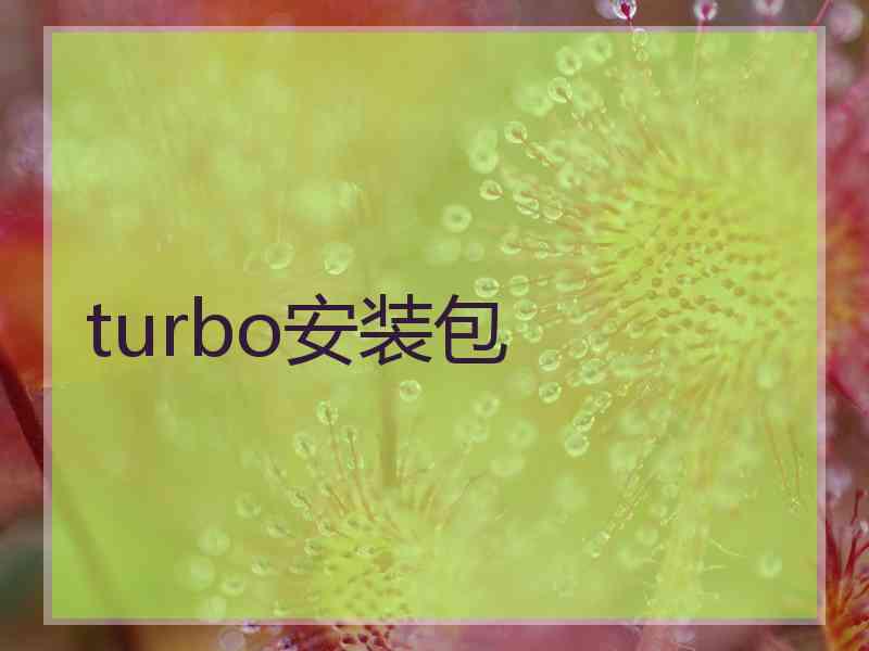 turbo安装包