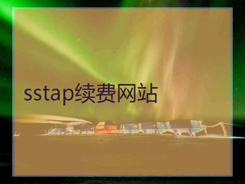 sstap续费网站