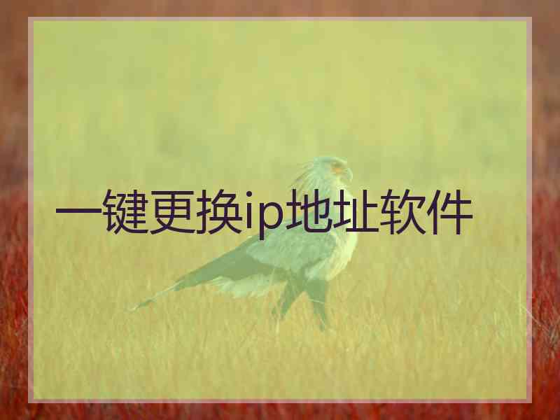 一键更换ip地址软件
