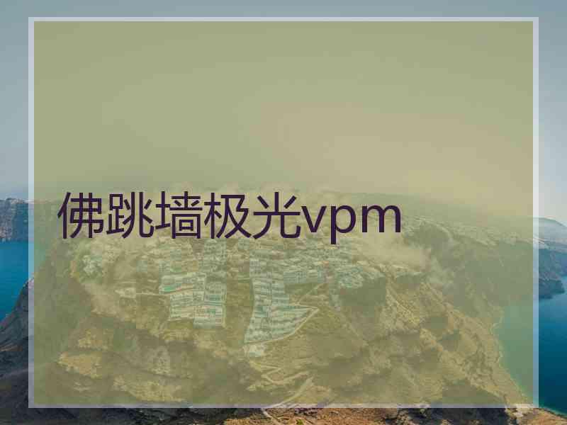 佛跳墙极光vpm