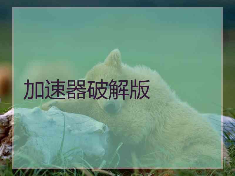加速器破解版