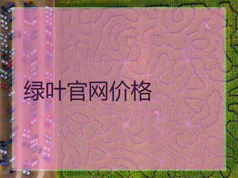 绿叶官网价格