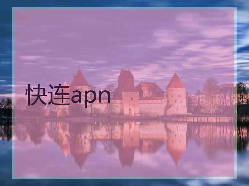 快连apn