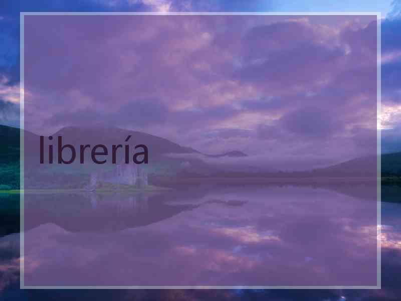 librería