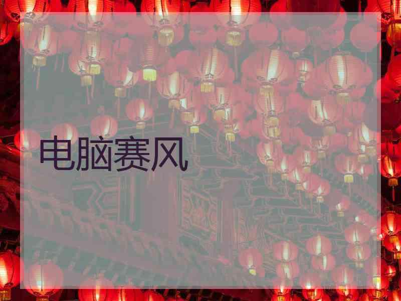 电脑赛风