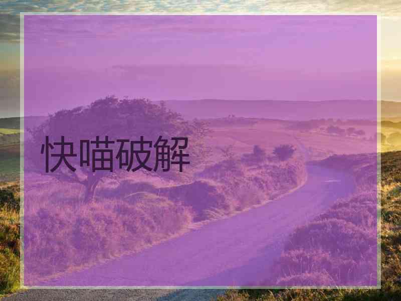 快喵破解