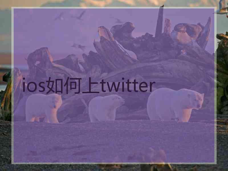 ios如何上twitter