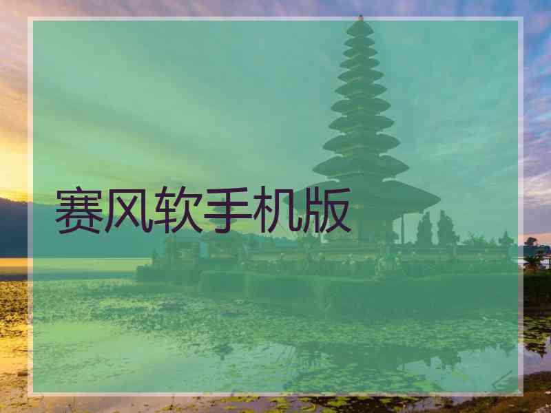 赛风软手机版