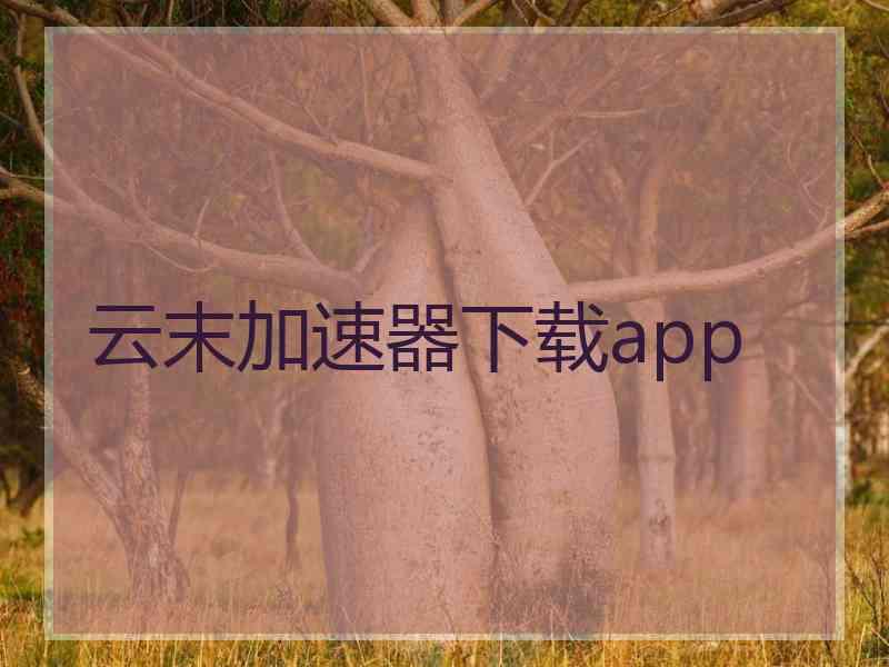 云末加速器下载app