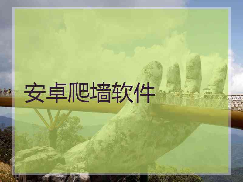 安卓爬墙软件