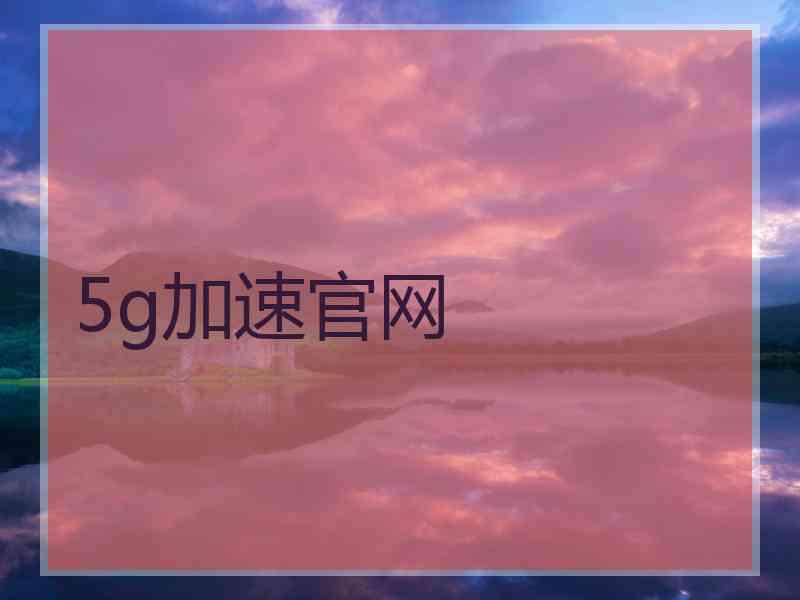 5g加速官网