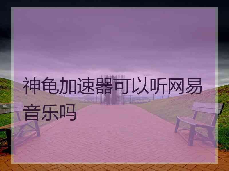 神龟加速器可以听网易音乐吗