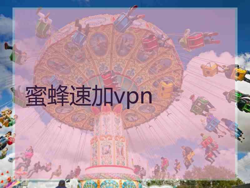 蜜蜂速加vpn