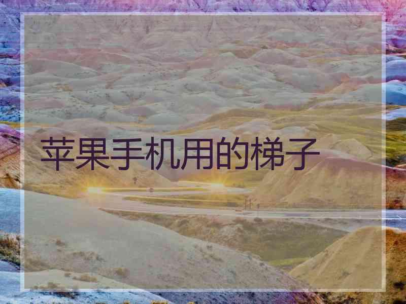 苹果手机用的梯子