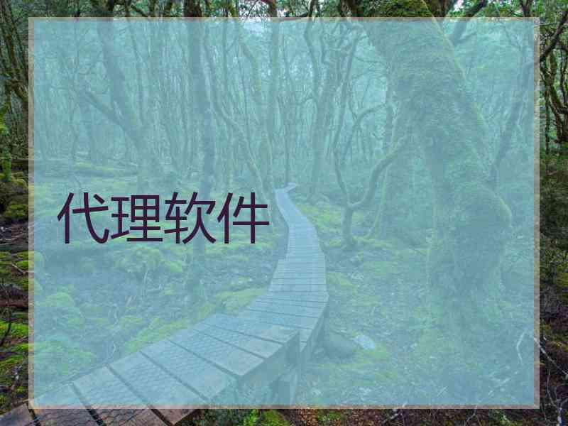 代理软件