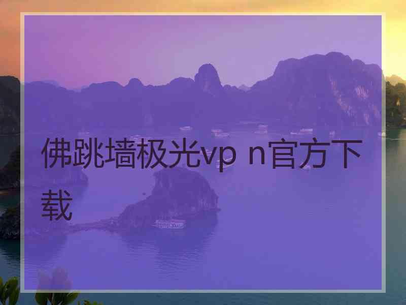 佛跳墙极光vp n官方下载