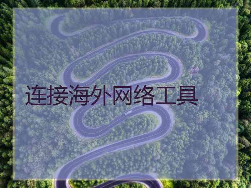 连接海外网络工具