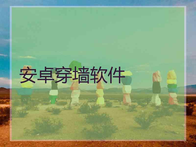 安卓穿墙软件