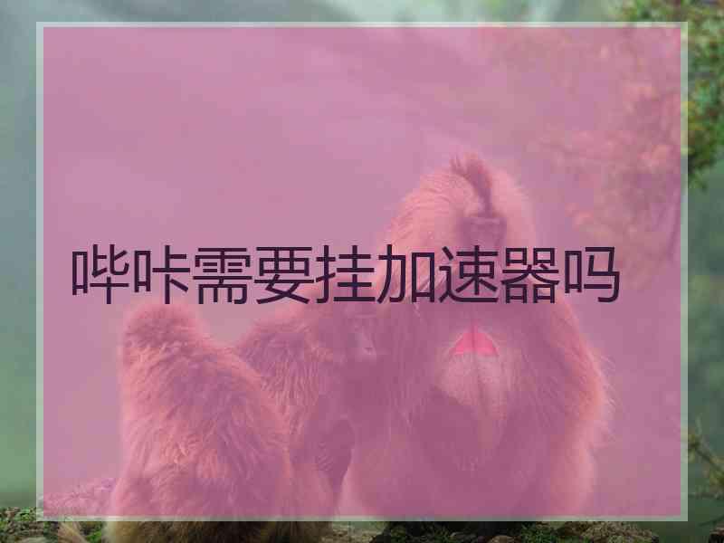 哔咔需要挂加速器吗