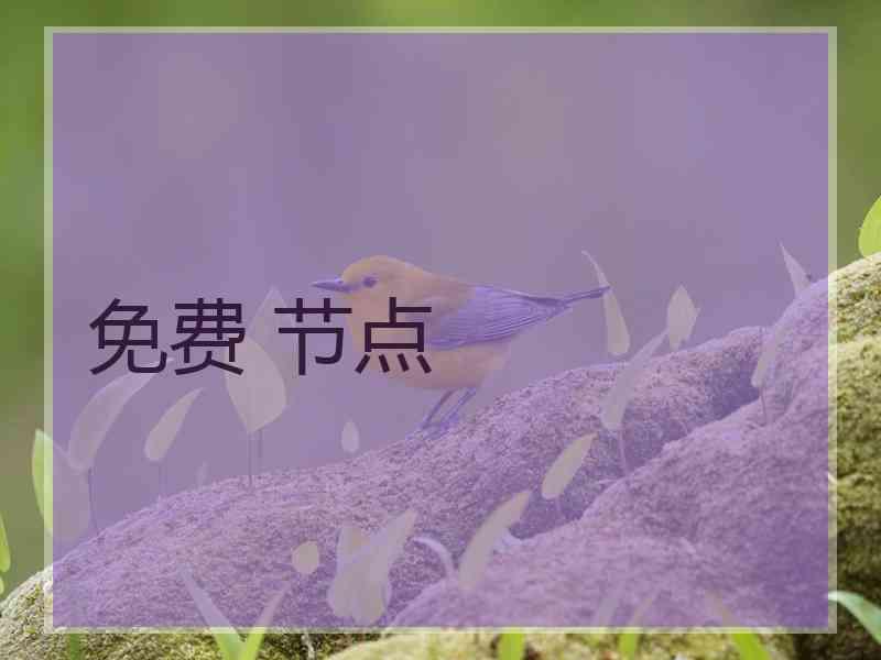 免费 节点