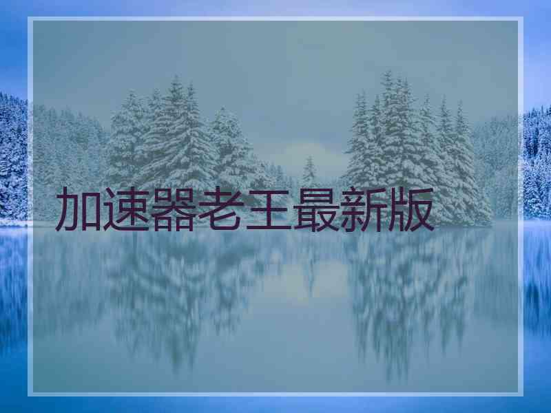 加速器老王最新版