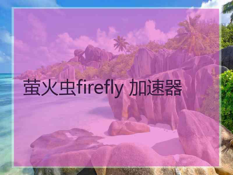 萤火虫firefly 加速器
