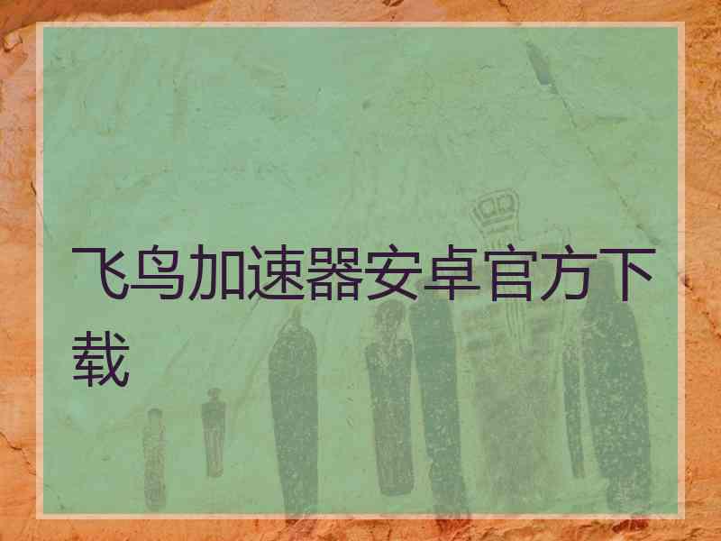 飞鸟加速器安卓官方下载
