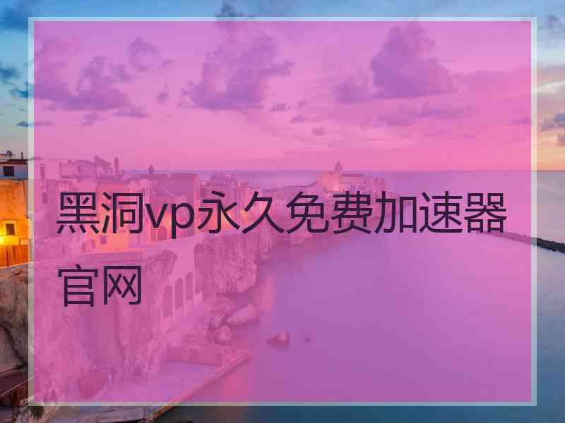 黑洞vp永久免费加速器官网