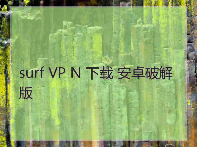 surf VP N 下载 安卓破解版