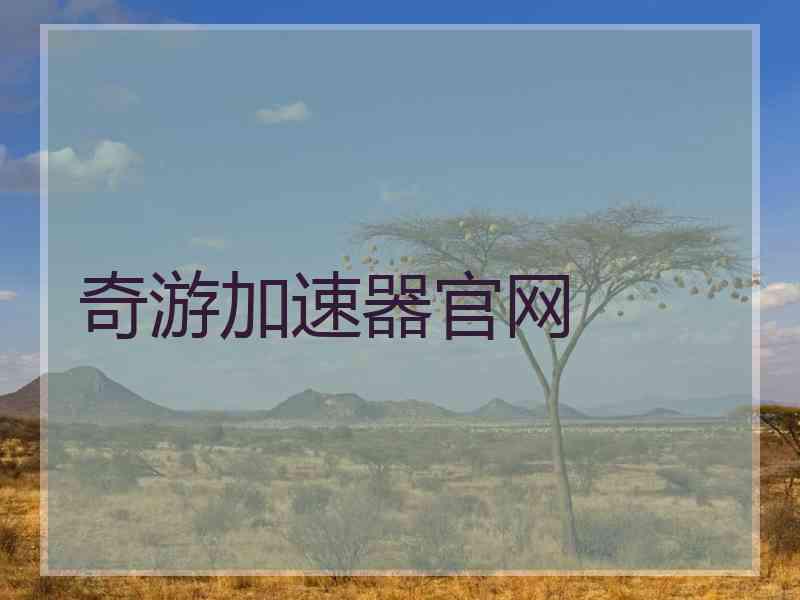 奇游加速器官网