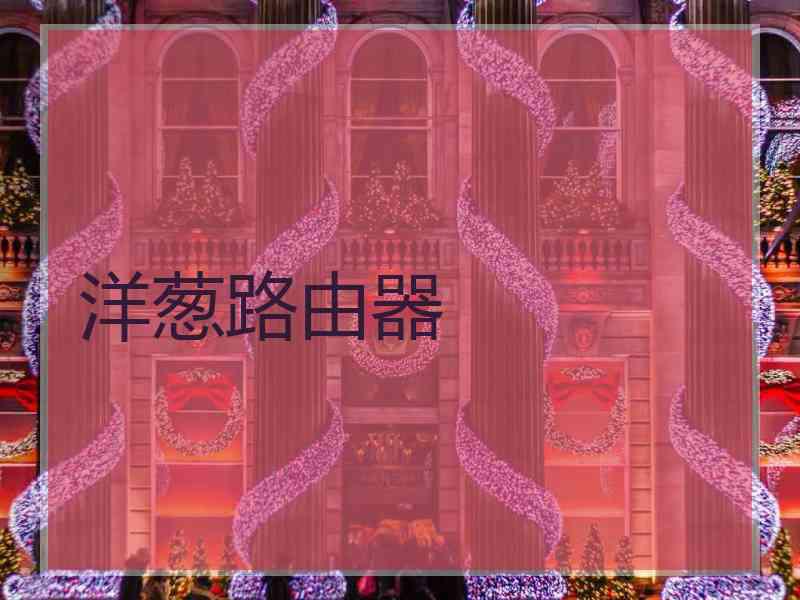 洋葱路由器
