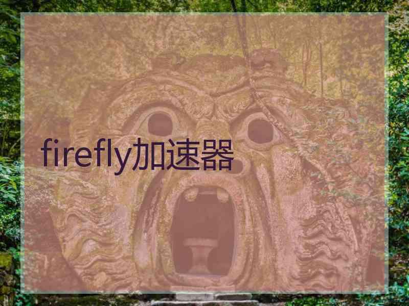 firefly加速器