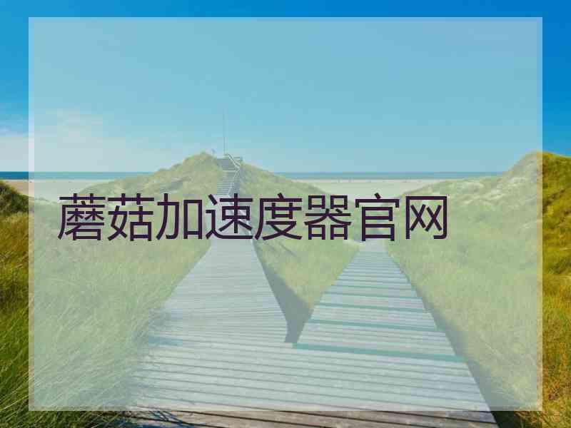 蘑菇加速度器官网